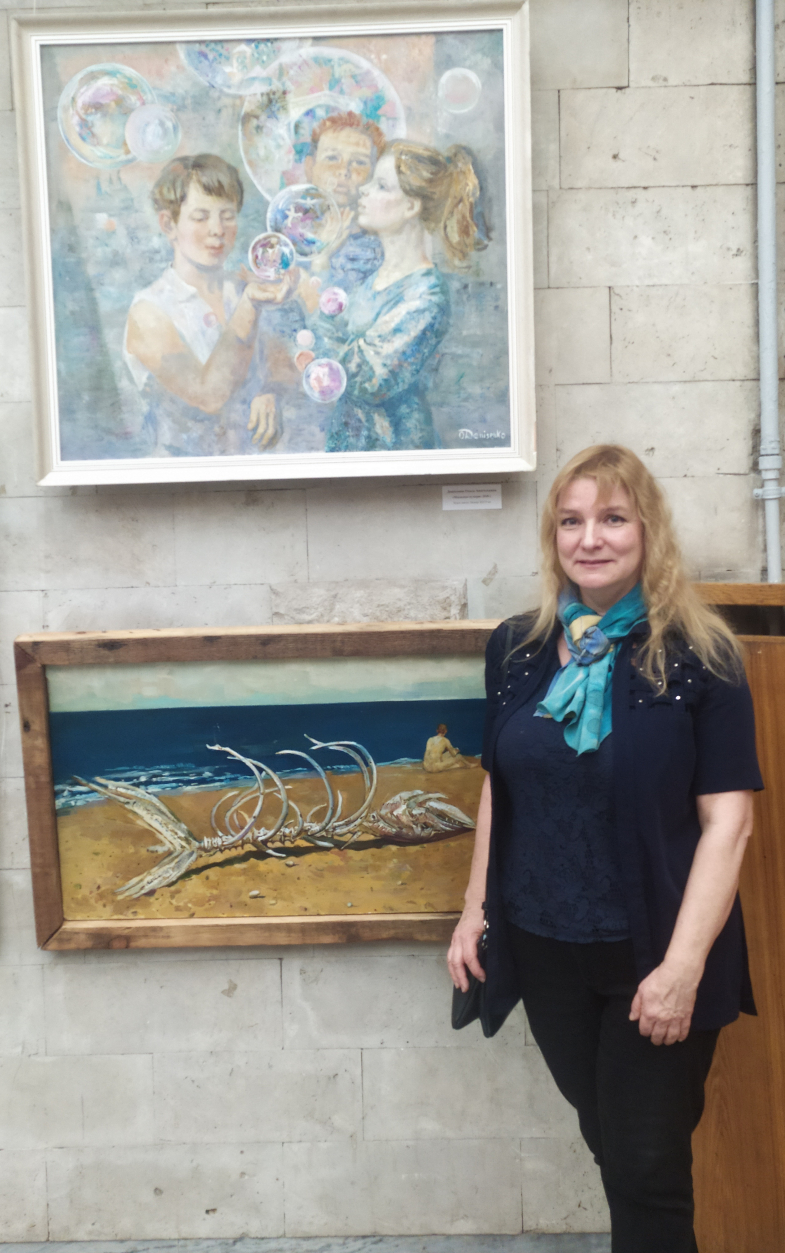 Olga Denisenko on Repin-instituutin opettajia